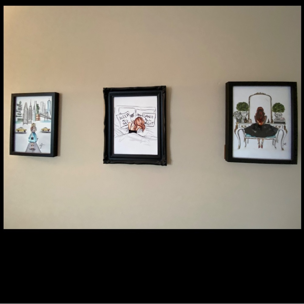 Set of three Melsey’s Art Prints